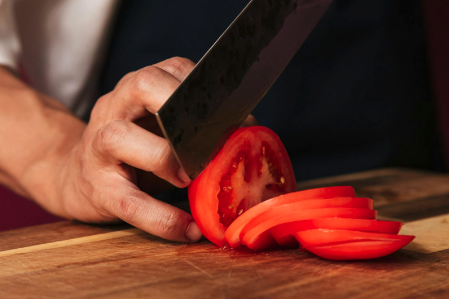 Fysiek voorbeeld van Slice en Dice